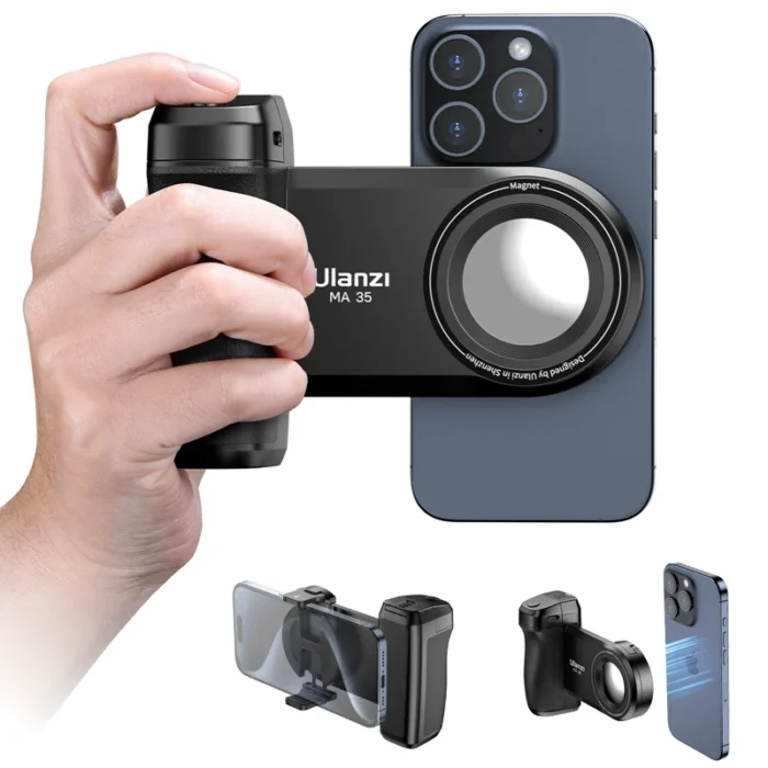 kf-Se463351368a94ce8b46bd51be245073d7-Ulanzi-MA35-MagSafe-Smartphone-Camera-Shutter-Grip-Bluetooth-Selfie-Handle-As-Camera-Photo-Stabilizer-Vertical-Horizontal ProGrip MagSafe Selfie Stabilizer