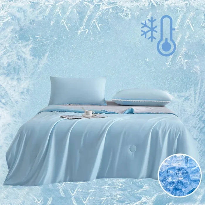 kf-S0a0e2428ecce42489c4910bc61e3a15a4-High-Quality-Cooling-Blankets-Smooth-Air-Condition-Comforter-Lightweight-Summer-Quilt-with-Double-Side-Cold-Cooling CoolMax Comforter Blanket