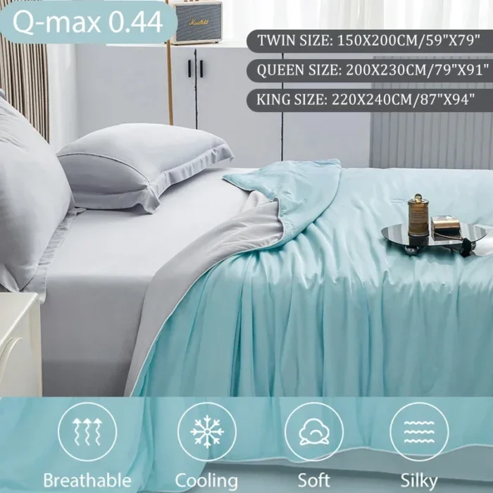kf-S3ea05633fbd942e4b926c7b9de554c3dj-High-Quality-Cooling-Blankets-Smooth-Air-Condition-Comforter-Lightweight-Summer-Quilt-with-Double-Side-Cold-Cooling CoolMax Comforter Blanket