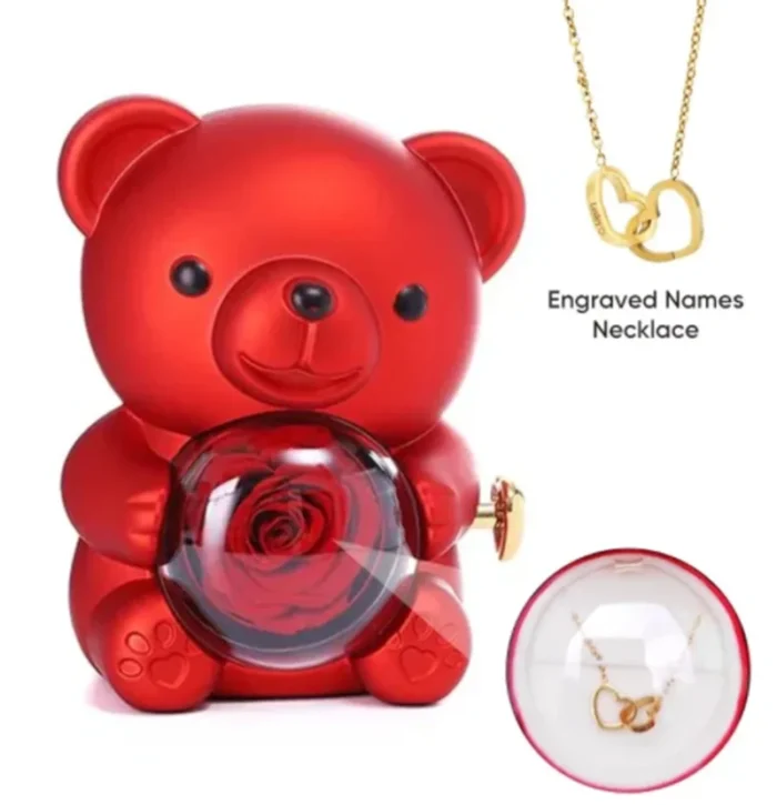 kf-Sdc06b66428ad486f9a43fedd477ab3d33-Eternal-Rose-Teddy-Bear-Gifts-Box-with-Necklace-Rotate-Rose-Jewelry-Box-Valentine-Wedding-Storage-Gift LoveBloom Jewelry Pro Kit